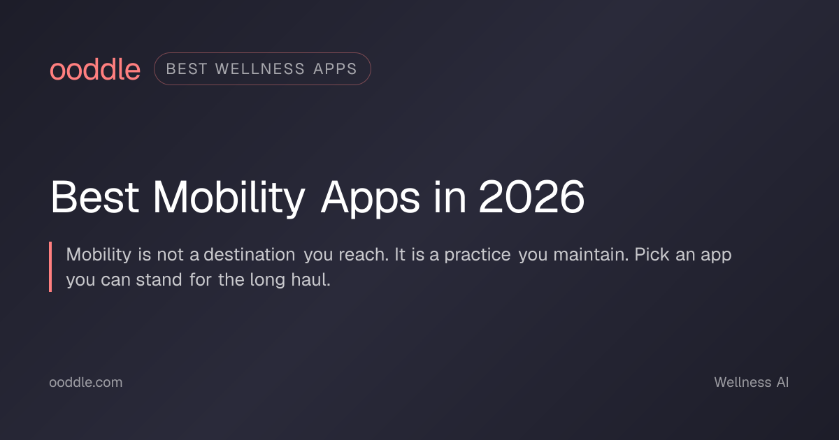 Best Mobility Apps in 2026 - ooddle