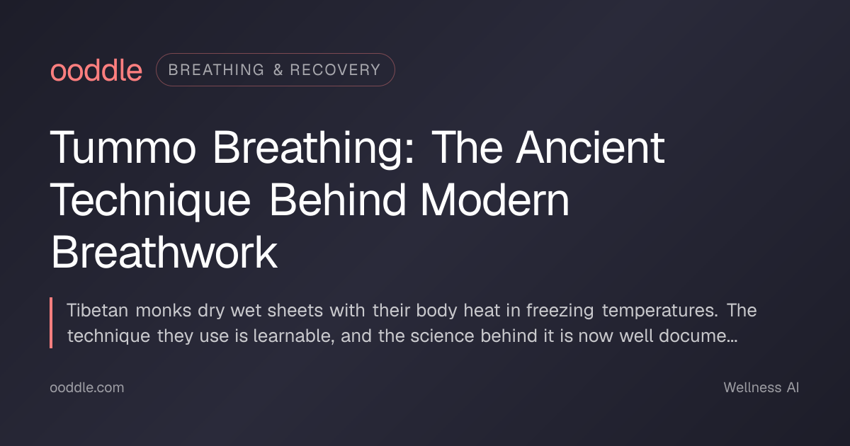 Tummo Breathing: The Ancient Technique Behind Modern Breathwork - ooddle